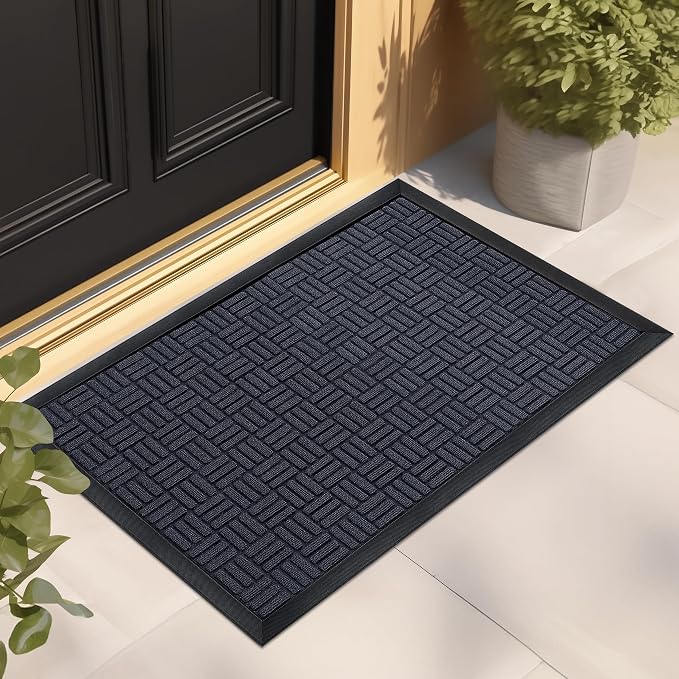 Mibao Front Door Mat, Heavy Duty Durable Welcome Mat