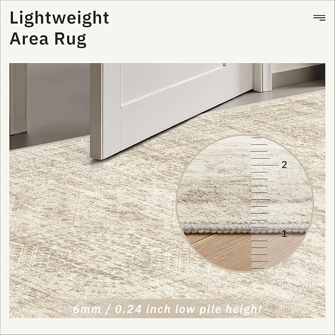 Soalmost 4x10 Wide Hallway Runner Rug: Washable Soft Rug Runners