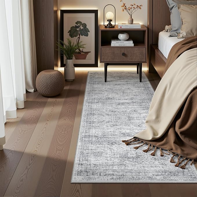 Washable Runner Rugs for Bedroom