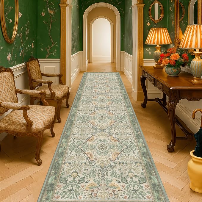 12ft Extra Long Vintage Runner Rugs