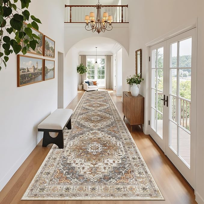 Madane Hallway Runner Rug 2'6''x16' Kitchen Runner