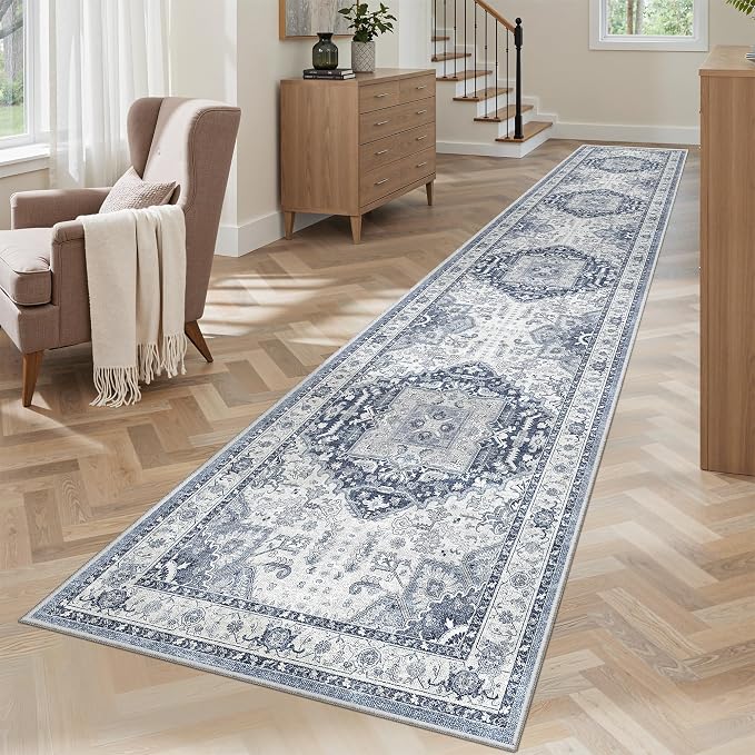 Madane Hallway Washable Runner Rug