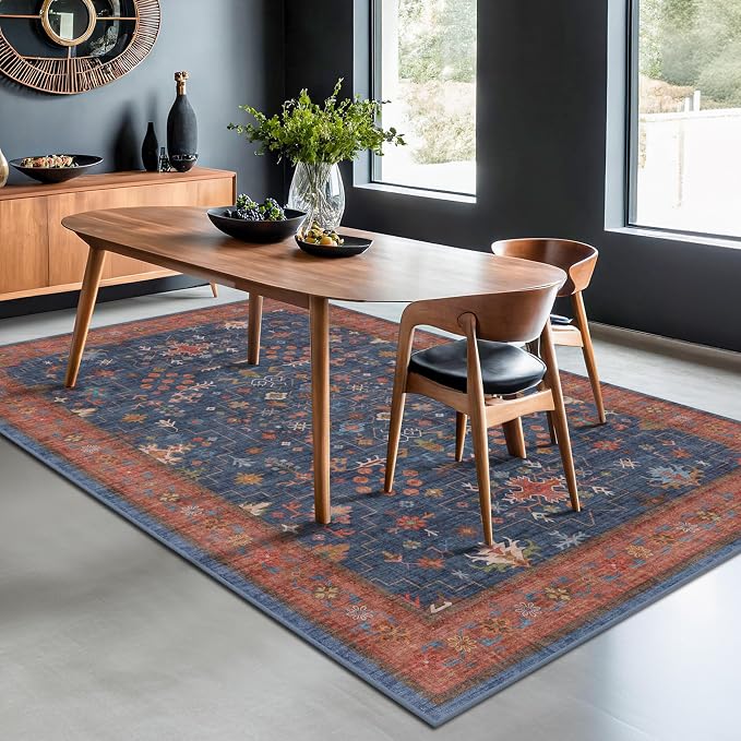 Hazo Haus Dining Room Rugs for Under Table