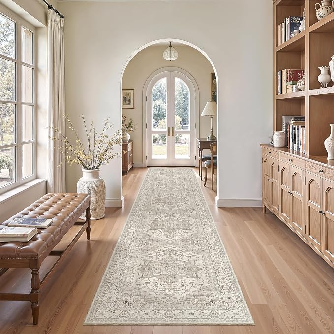 Madane Hallway Runner Rug 2x12, Long Washable Runner Rugs 12ft