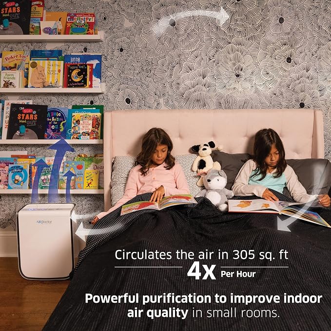 AIRDOCTOR AD2000 Air Purifier for Small & Medium Rooms and Small Bedrooms. 3