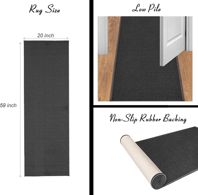 Ottomanson 20" x 59" Oval Laundry Room Rug
