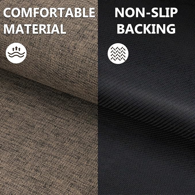 LEKEEPGO Ultra Thin Indoor Door Mat 36"x59", Low-Profile Door Mat Indoor