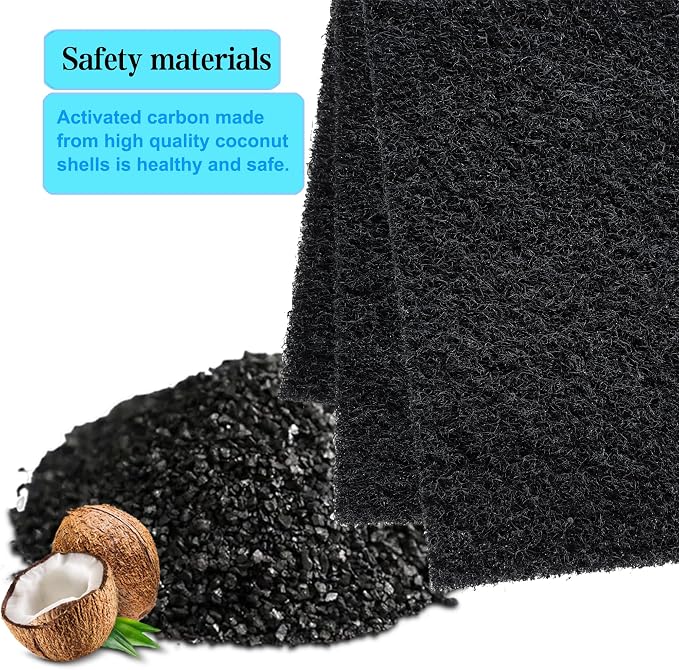 12 Pack Activated Carbon Filter Replacement Refills