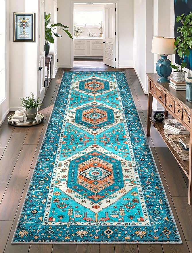 SERISSA Boho Washable Runner Rug