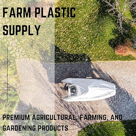 FPS Polyethylene Shrink Film - 7 mil Boat Shrink Wrap - White, 20' x 150'