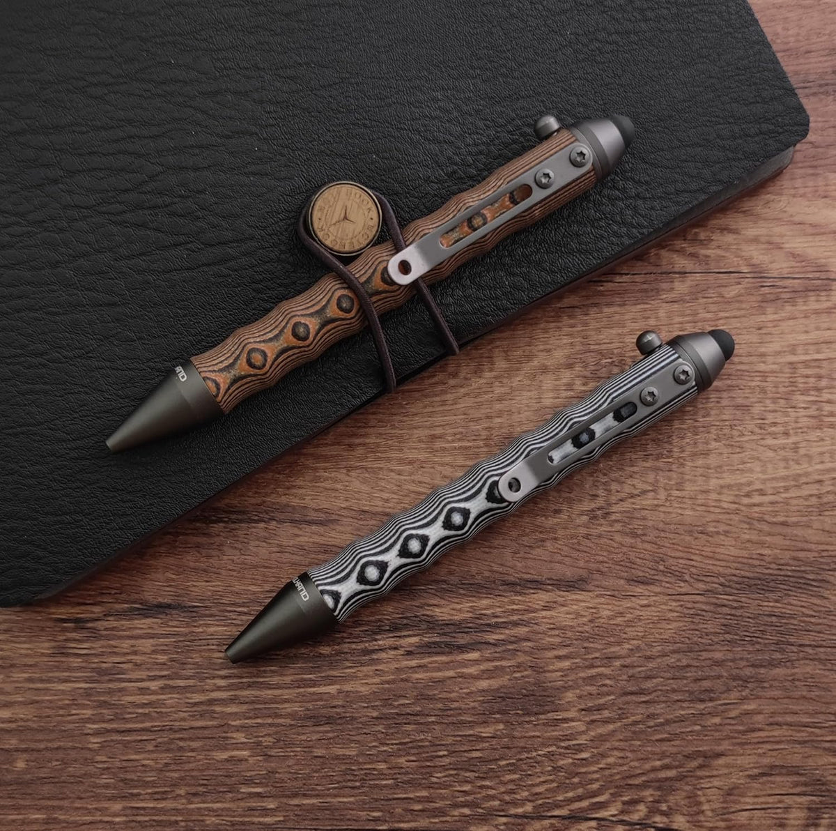 Cool Hand 4.5'' G10 EDC Ballpoint Ink Refillable Bolt Action Tactical Pens