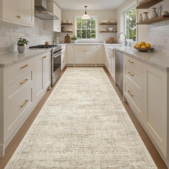 Soalmost 4x10 Wide Hallway Runner Rug: Washable Soft Rug Runners