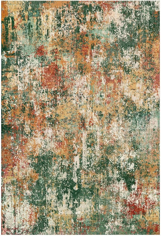 RELEANY Washable Area Rugs 2'x6' Non-Slip Modern Abstract Soft