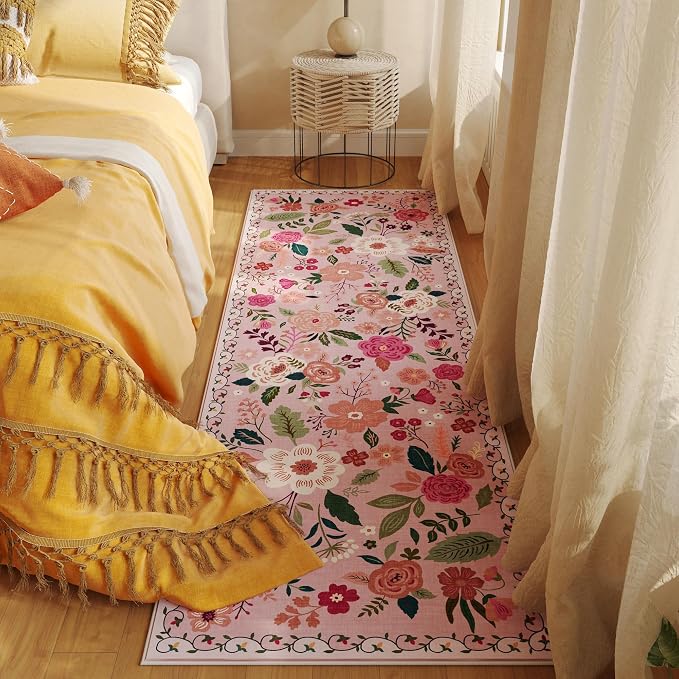 Rugcomf Runner Rug for Hallways Kitchen Rug Non Slip 2'x 6' Washable Rugs