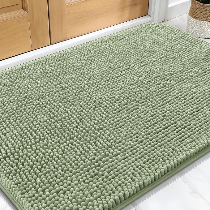 OLANLY Dog Door Mat for Muddy Paws 32x20, Absorbs Moisture and Dirt, Absorbent