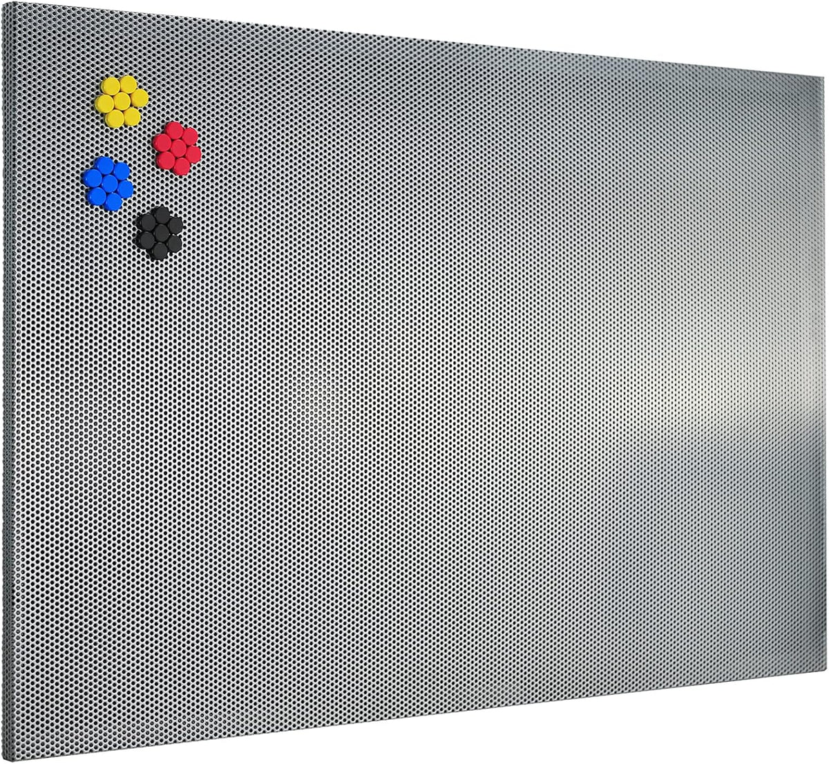 JILoffice Bulletin Board, Magnetic Board 36 x 24 Inch, Great Wall Mounting Board with 40 Magnets, Decorative Board for Photos and Messages for Office Home and School