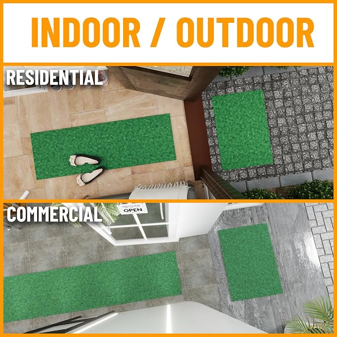 Ottomanson 2' x 22' Hallway Runner Extra Durable Non-Slip Rug Mat