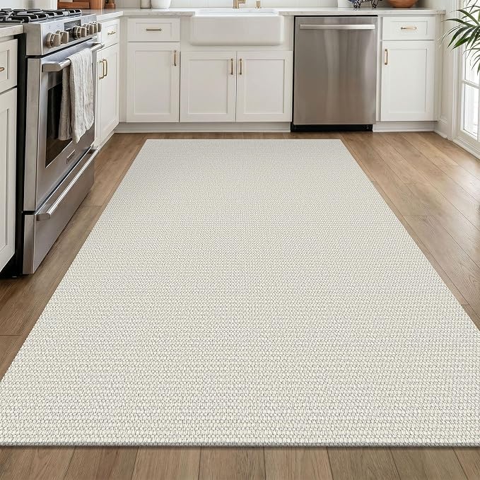 EARTHALL Washable Area Rug 4x6 Ft Non Slip Rugs