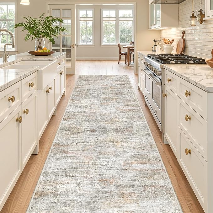 Kitchen Runner Rugs Non Skid Washable