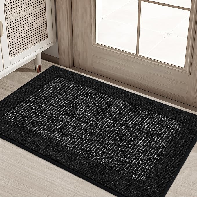 BEQHAUSE Indoor Door Mat 20" x 32", Dirt Trapper Door Mats Non-Slip Entryway