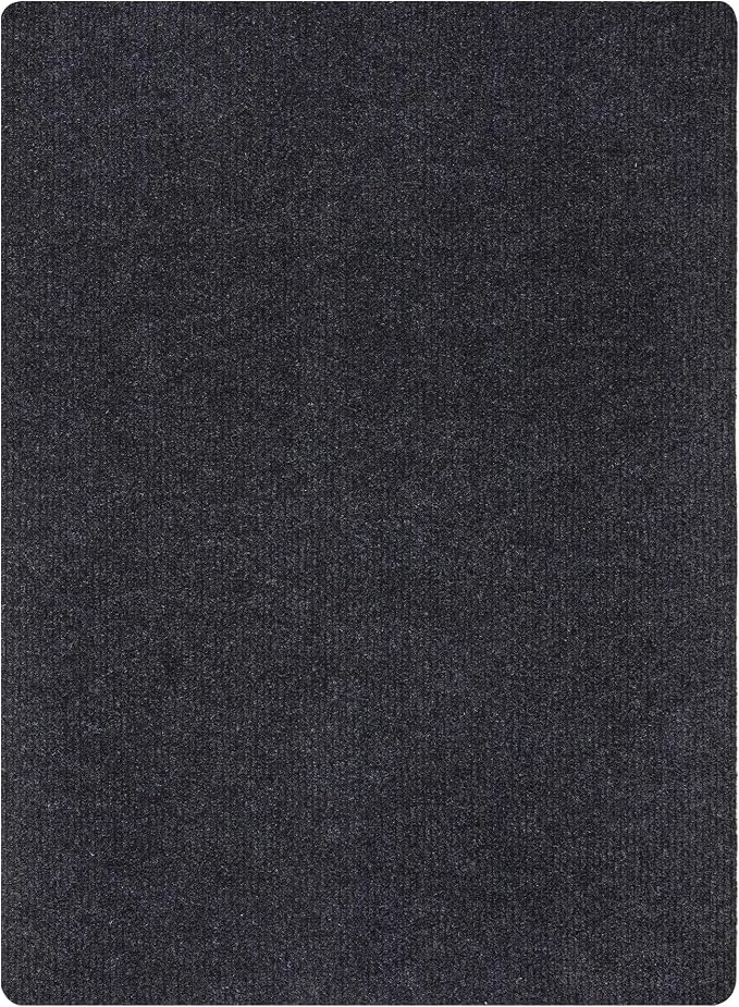 Ottomanson 5' x 6'6" Mud Mat Area Rug Scraper Carpet