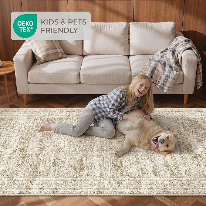 Washable Runner Rug 2.5x12, Non-Slip Long Bathroom Rugs Runner