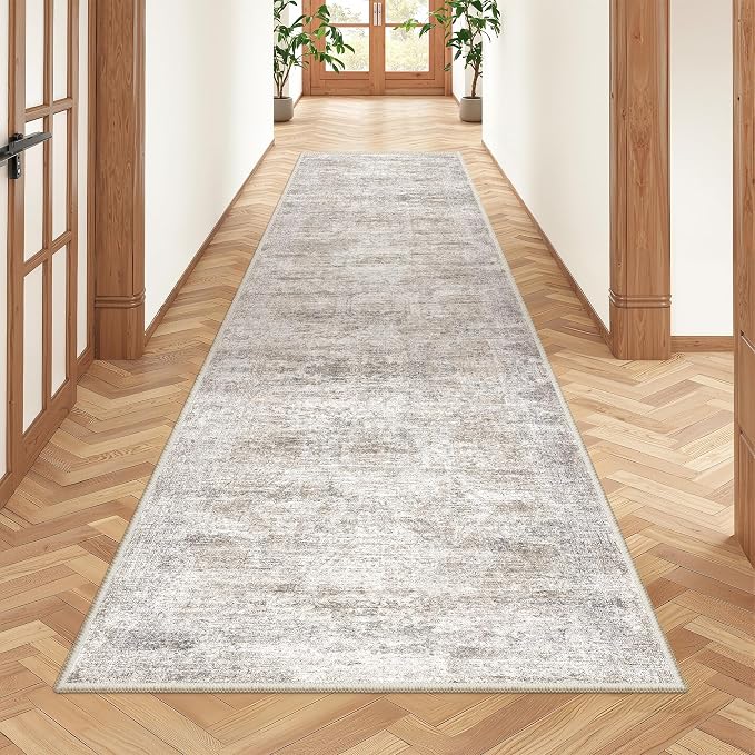 2x7 Runner Rug Non Slip, Thin Entryway Washable Rug