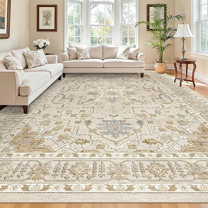 Madane Washable Rug 8x10 Area Rugs