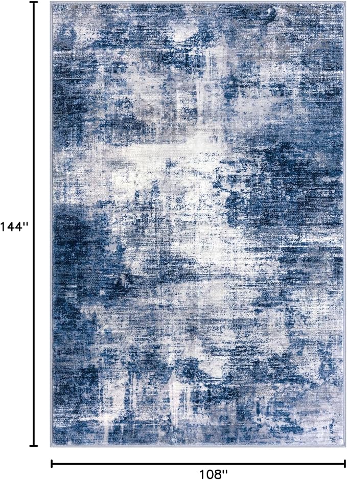 IOHOUZE Abstract Area Rugs 9x12 Ft Washable Large Rugs
