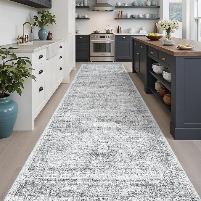 Soalmost Runner Rug 3x10 Washable Non-Slip Hallway Runner Rugs