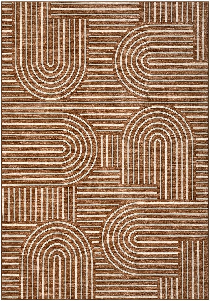 ROYHOME Washable Rug 4x6 Area Rugs