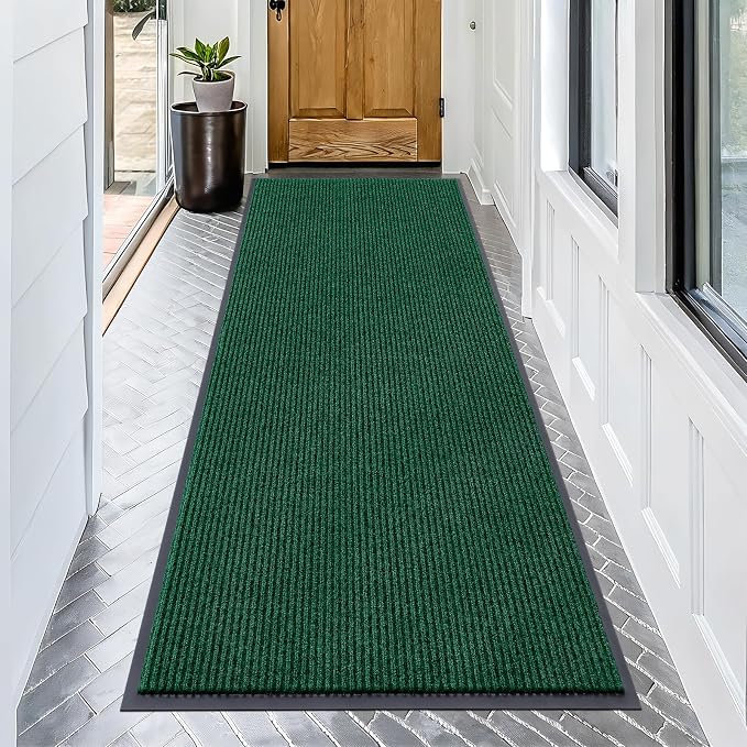 OLANLY Front Door Mat Indoor Outdoor Entrance, Waterproof Heavy Duty Doormat