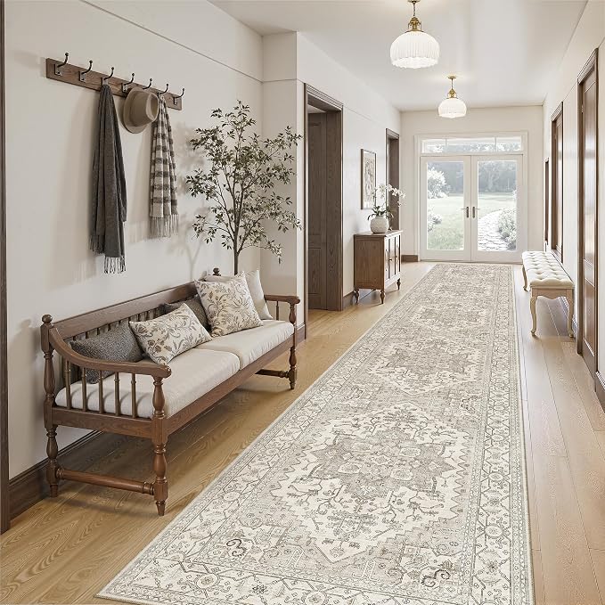 Madane Hallway Runner Rug 2'6''x16' Kitchen Runner