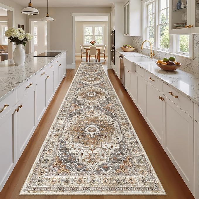 Madane Hallway Runner Rug 2'6''x16' Kitchen Runner