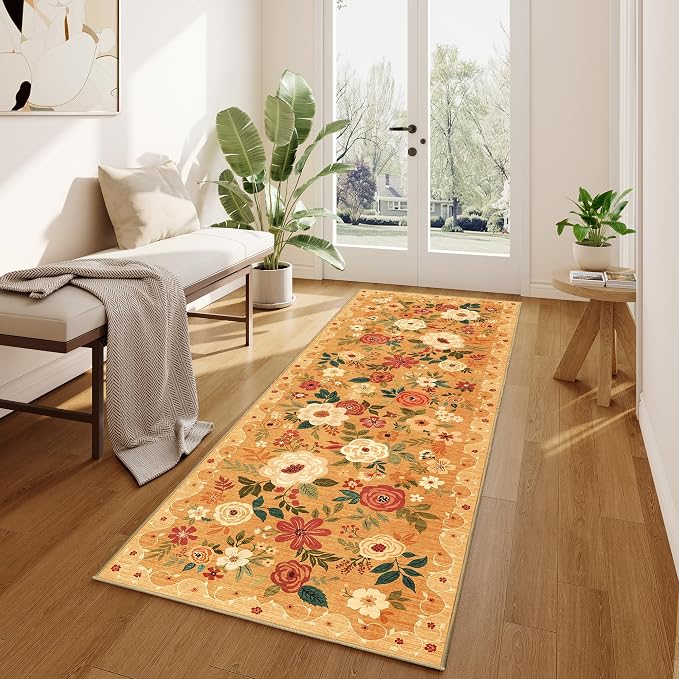 DUKINO Runner Rug, 2.6x8 Kitchen Rug