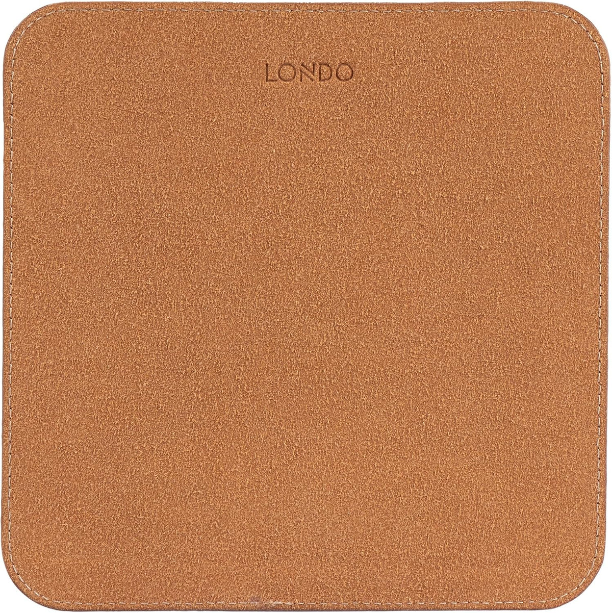 Londo Top Grain Leather Mouse Pad with Wrist Rest – Ergonomic Support, Non-Slip Base, Smooth Surface
