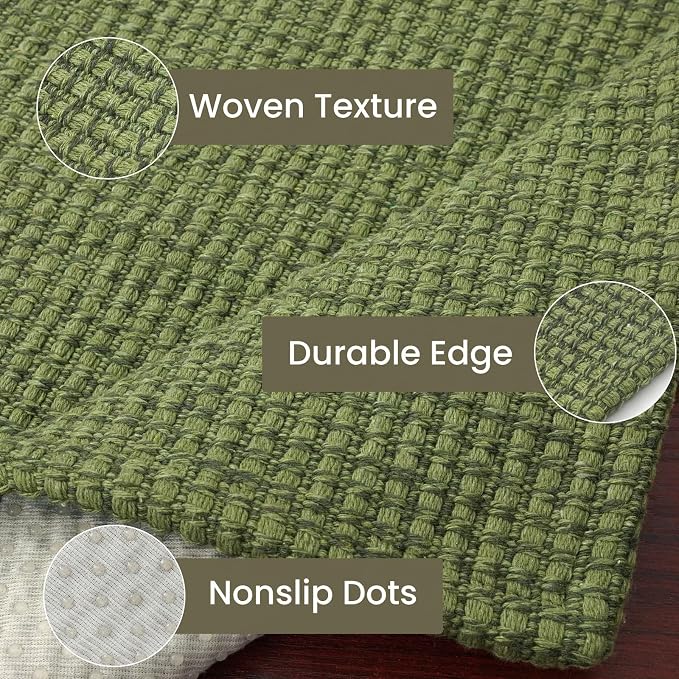IOHOUZE Washable Exrea Long Hallway Runner Rug 3x20 Non Slip Rubber Backed