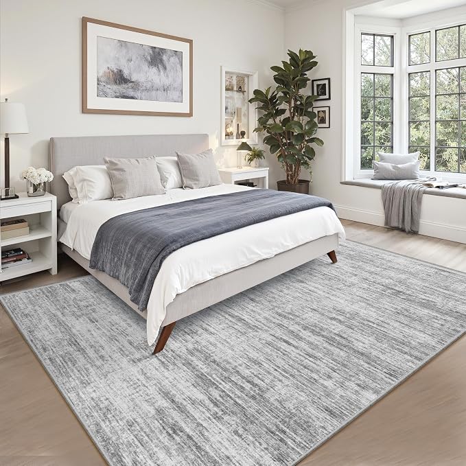 6x9 Area Rugs for Living Room, Non-Slip Modern Abstract Soft Large Washable Rug