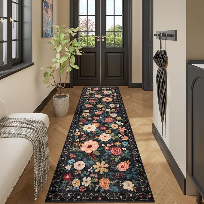 DUKINO Runner Rug, 2x10 Kitchen Runner Rug