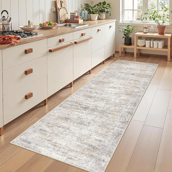 2x7 Runner Rug Non Slip, Thin Entryway Washable Rug