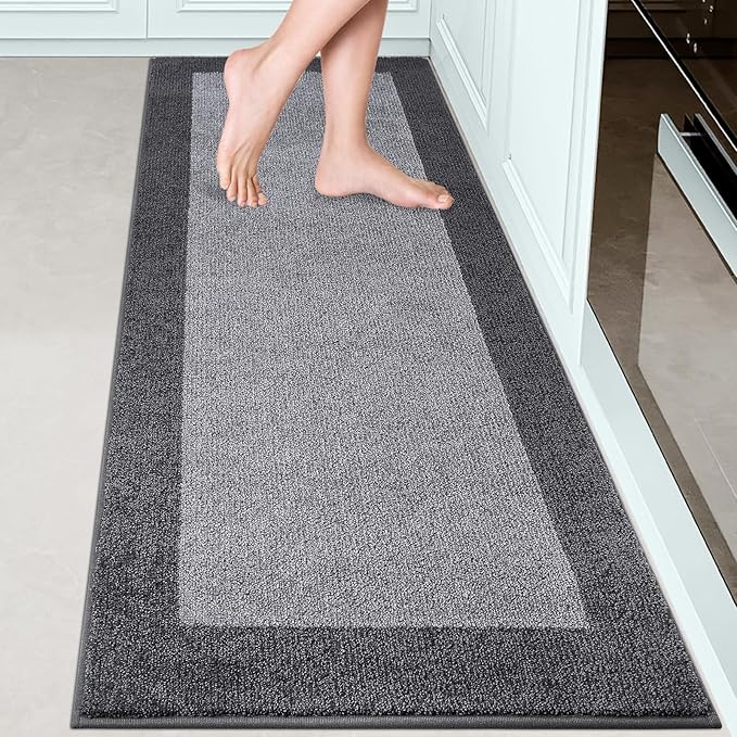Machine Washable Kitchen Rug 24" x 70", Non Slip Kitchen Mat