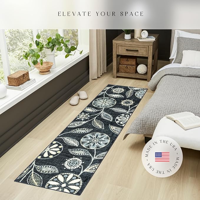 Maples Rugs Reggie Floral Runner Rug