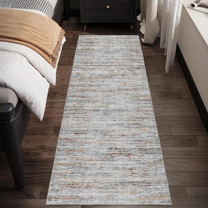 Washable Runners for Hallway 2x6 Runner Rug, Ultra-Thin Kitchen Runner Rugs