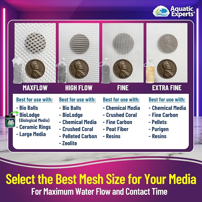 Aquatic Experts Max Flow Filter Media Bags