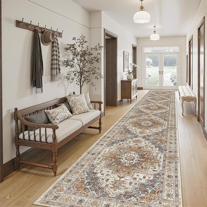 Madane Hallway Runner Rug 2'6''x16' Kitchen Runner