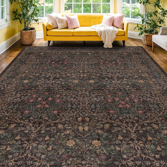 Washable Area Rugs 9x12 Living Room