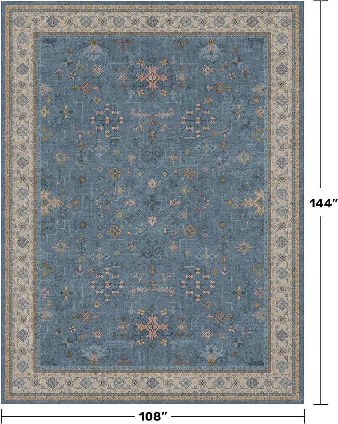 Hazo Haus Boho 9x12 Soft Rugs for Living Room
