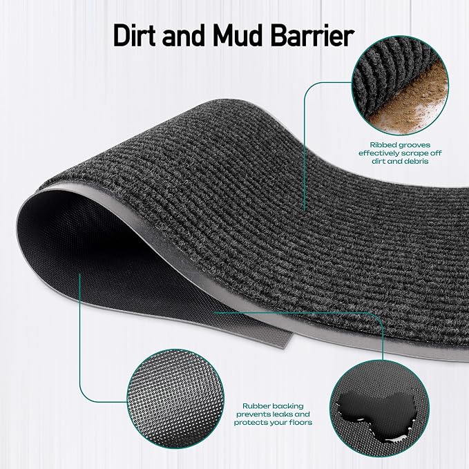 MaxMat® Oversized Rubber Door Mat