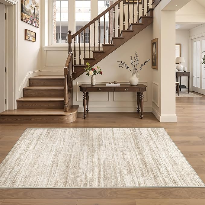 3x5 Washable Area Rug for Entryway, Soft Kitchen Rugs Non Slip for Dining Room