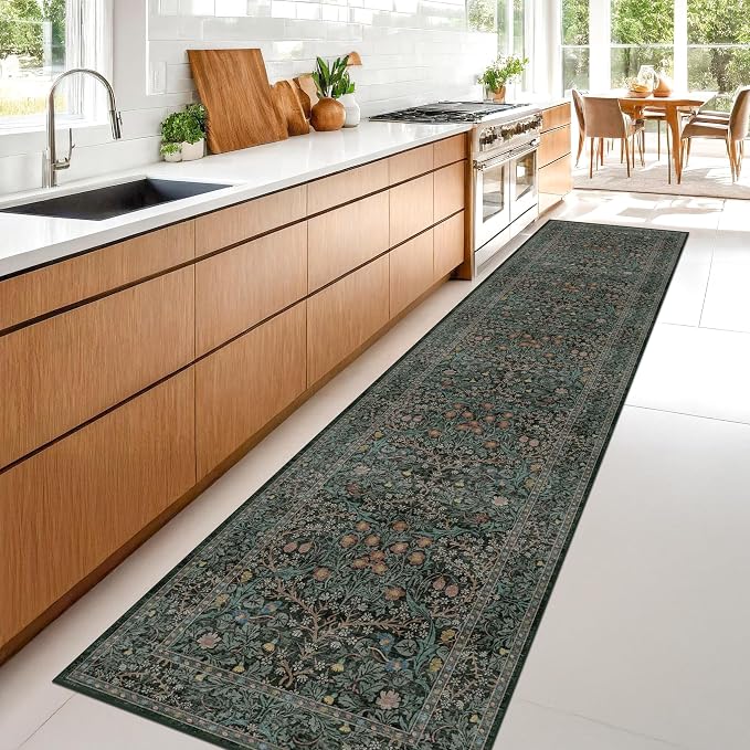 Vintage Washable 2x10 Runner Rug Non Slip